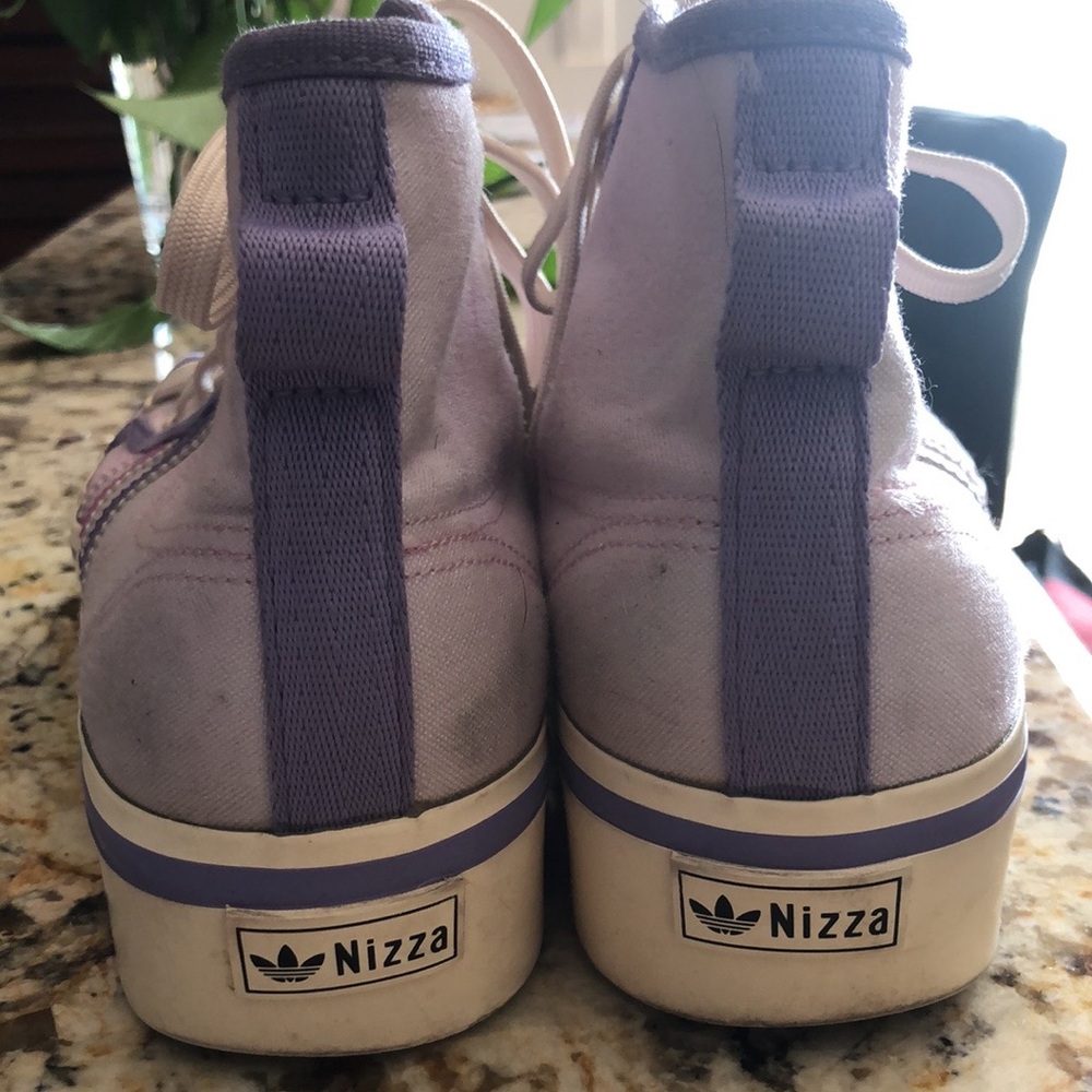 Adidas x Parley Nizza Platform Hi-Top Sneakers 7.5 - Picture 14 of 14
